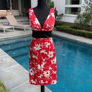 ❤️❤️  Donna Ricco Sleeveless Red Cocktail Dress in Sz 4
